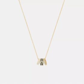 Collier à rondelles en C répétées
