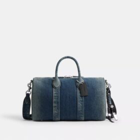 Compass Bag 35 en denim de coton régénératif avec Charms