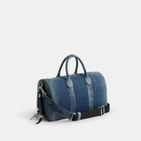 Compass Bag 35 en denim de coton régénératif avec Charms