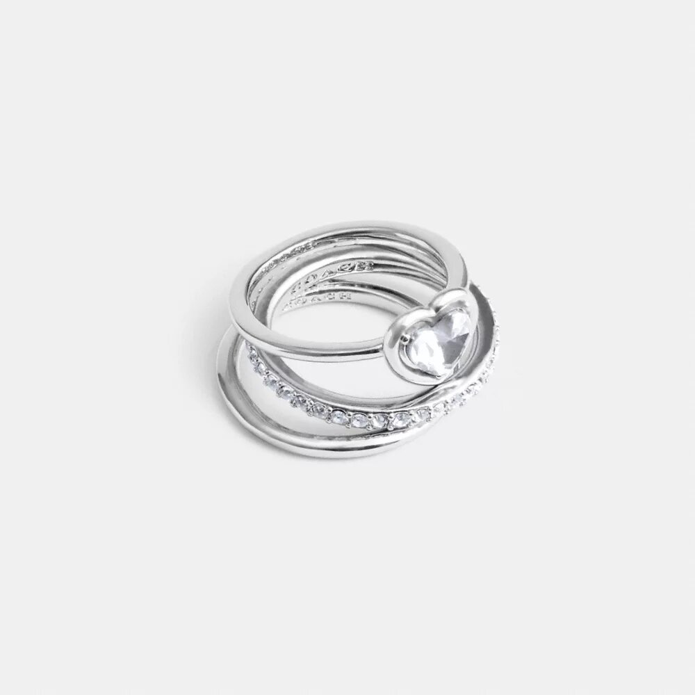 Ensemble de bagues « Halo Heart »