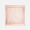 Foulard carré en soie à imprimé « Horse and Carriage Strap »