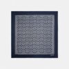 Foulard carré en soie à imprimé texturé emblématique