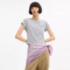 Foulard carré en soie à imprimé texturé emblématique