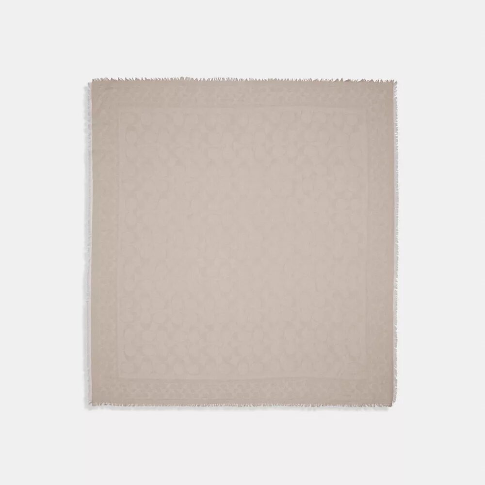 Foulard carré oversize Signature