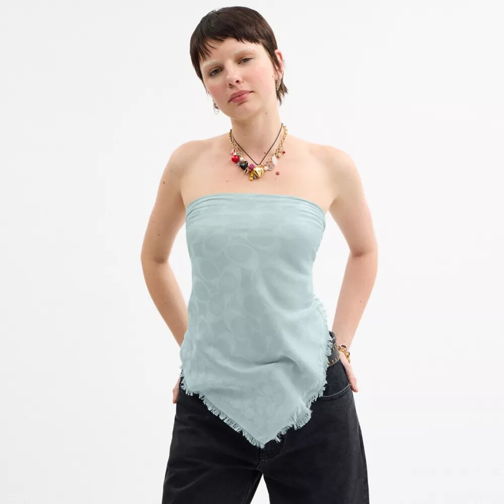 Foulard carré oversize Signature