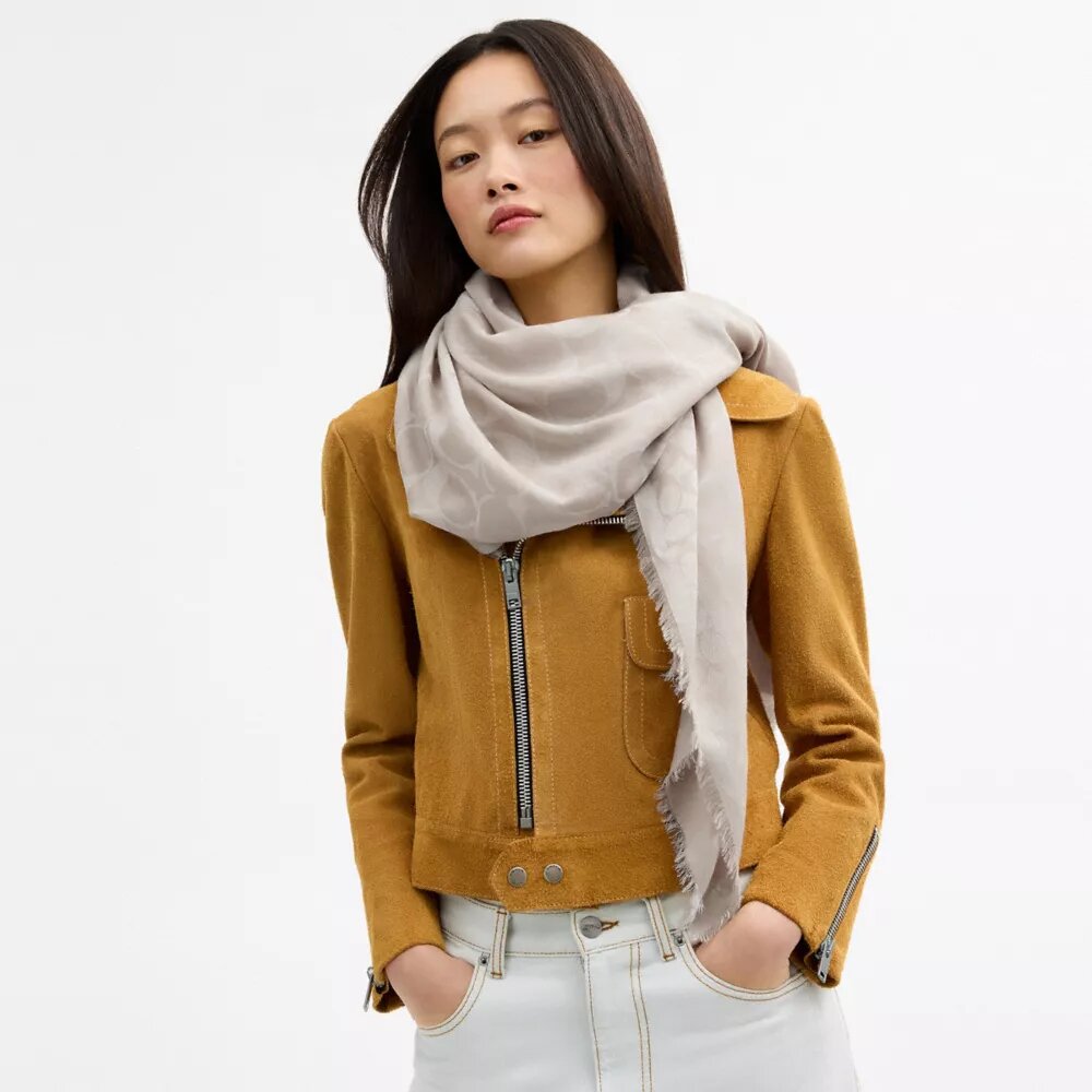 Foulard carré oversize Signature