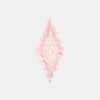 Foulard en soie en forme de losange à imprimé « Tea Rose » en cascade