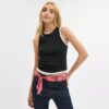 Foulard fin en soie à imprimé floral « Country Club »