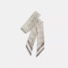 Foulard fin en soie Signature