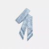 Foulard fin en soie Signature