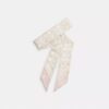 Foulard fin en soie Signature