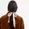 Foulard fin en soie Signature
