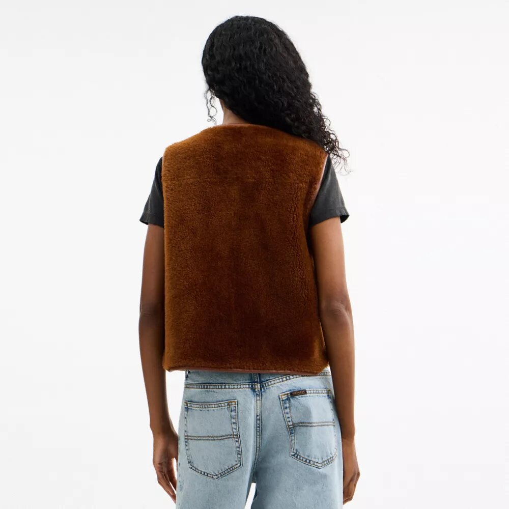 Gilet en peau de mouton