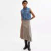 Gilets de travail en denim rétréci