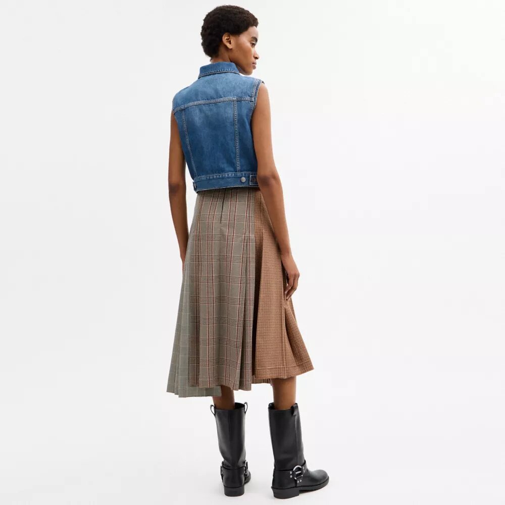 Gilets de travail en denim rétréci