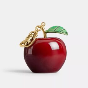 Grand bijou de sac en forme de pomme
