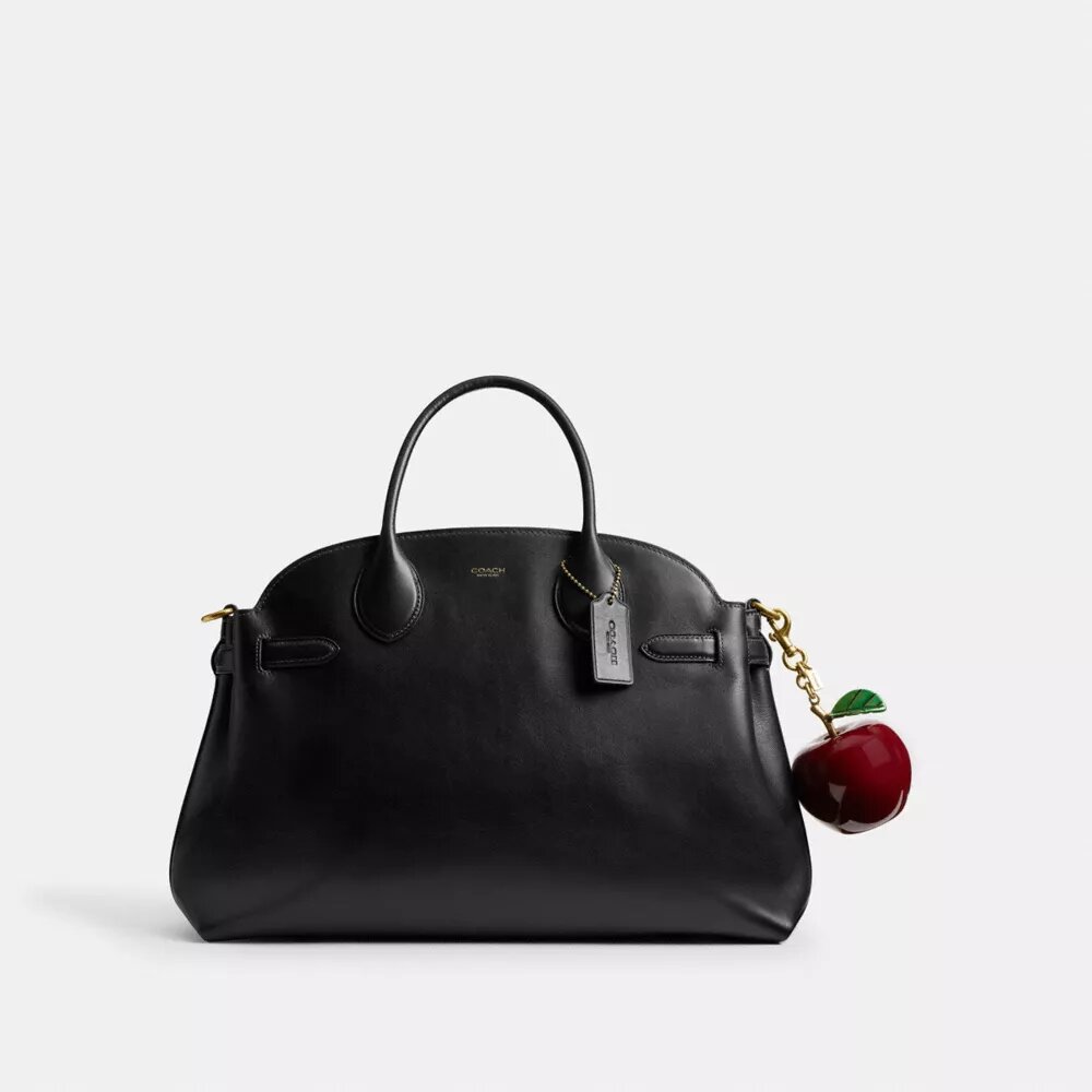Grand bijou de sac en forme de pomme