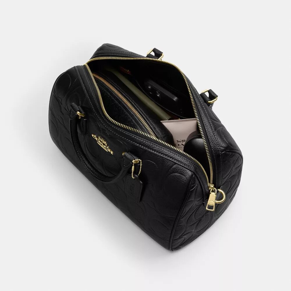 Grand sac cartable Rowan en cuir emblématique