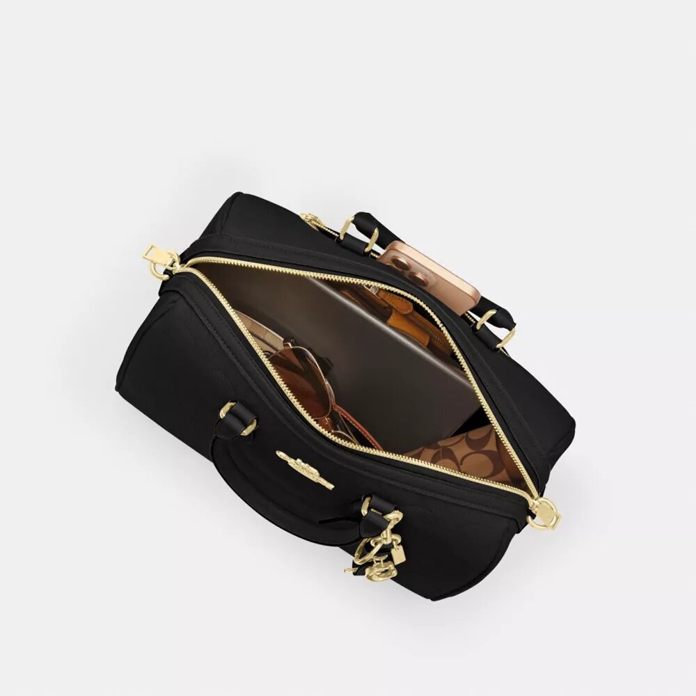 Grand sac cartable Rowan en cuir emblématique