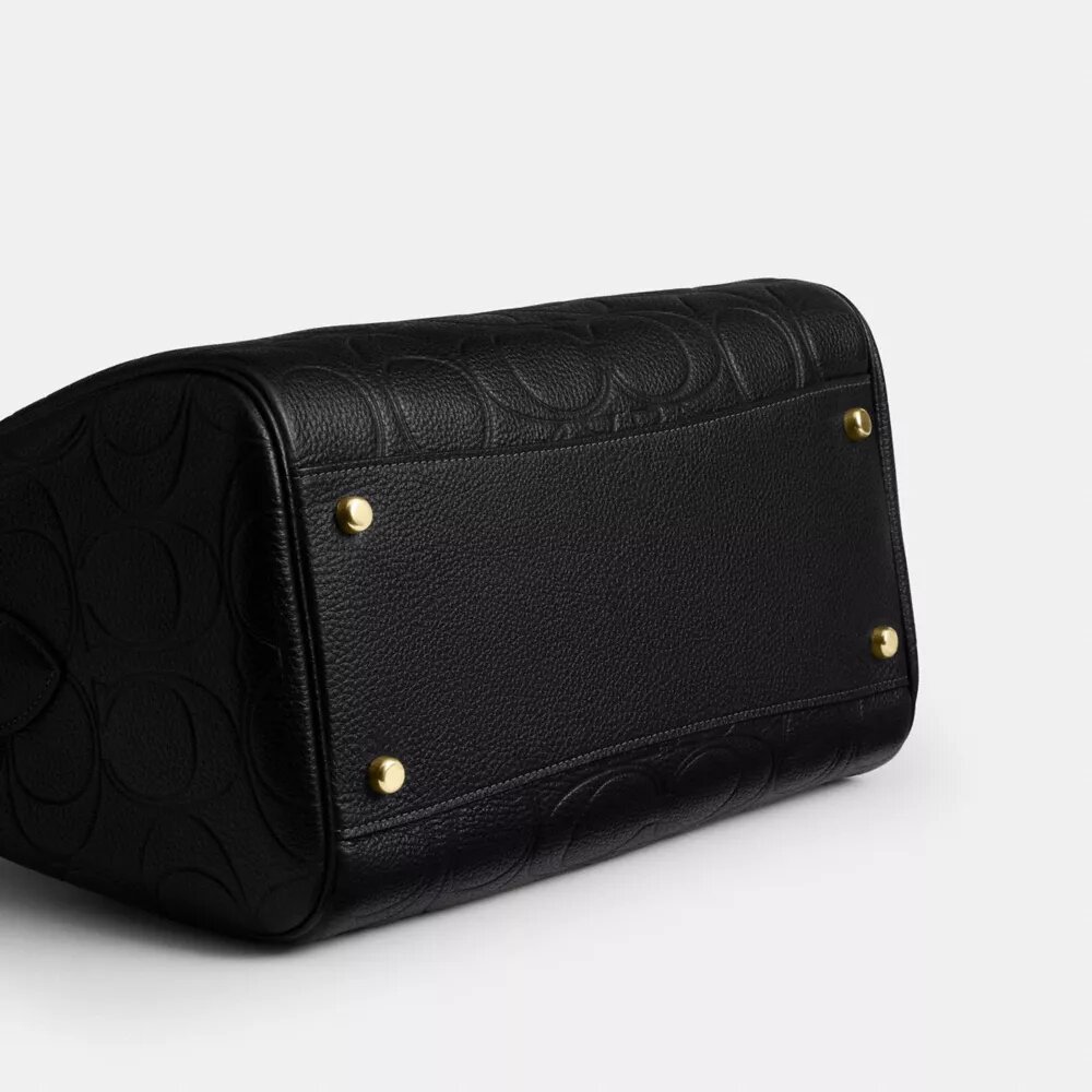 Grand sac cartable Rowan en cuir emblématique