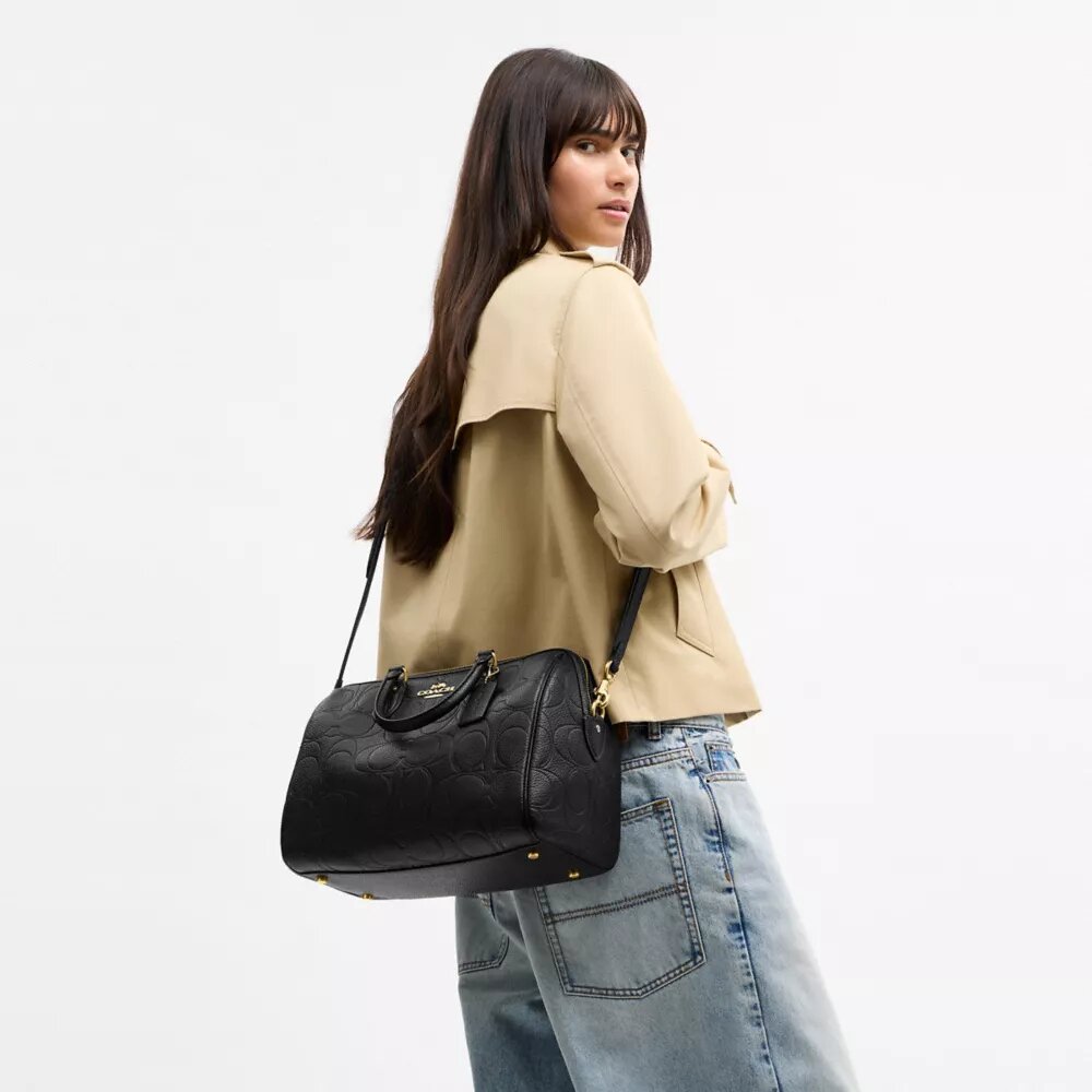 Grand sac cartable Rowan en cuir emblématique