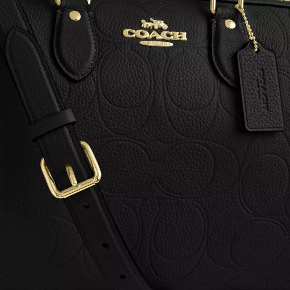 Grand sac cartable Rowan en cuir emblématique