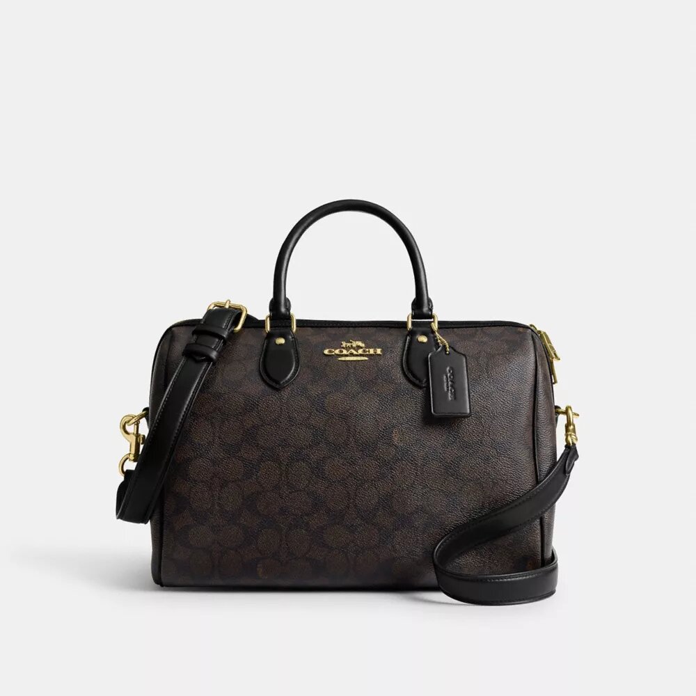 Grand sac cartable Rowan en Signature Canvas