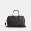Grand sac cartable Rowan en Signature Canvas