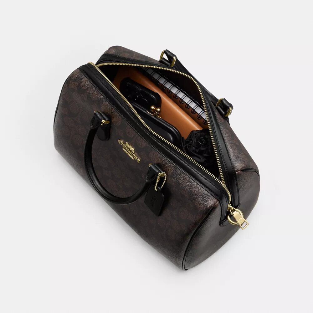 Grand sac cartable Rowan en Signature Canvas