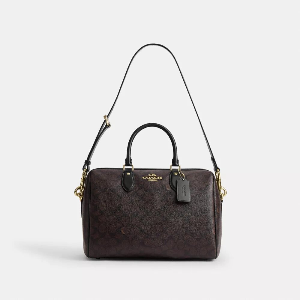 Grand sac cartable Rowan en Signature Canvas