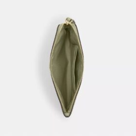 Grand sac à main d’angle à fermeture éclair en cuir emblématique