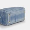 Grand sac à main Rowan en denim « usé » avec Charms