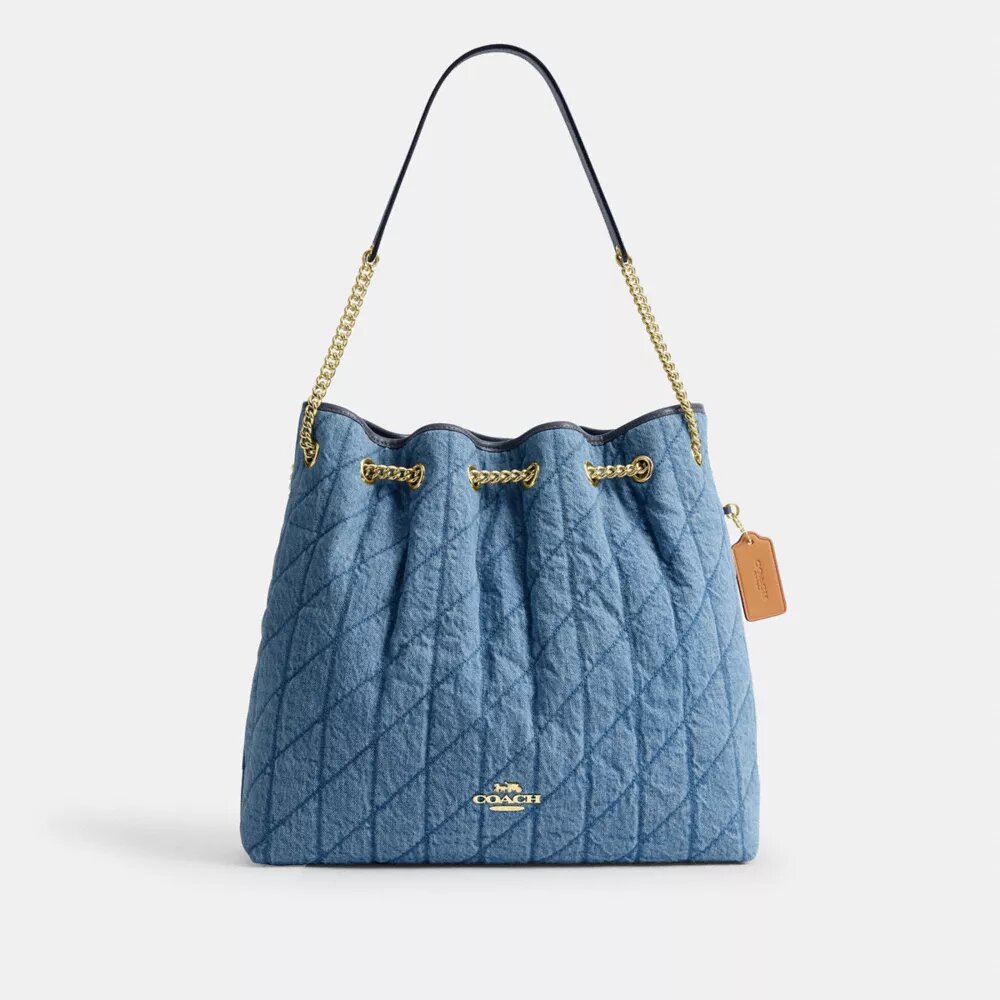 Grand sac porté épaule Evelyn en coton régénératif avec matelassage