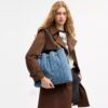 Grand sac porté épaule Evelyn en coton régénératif avec matelassage