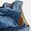 Grand sac porté épaule Evelyn en coton régénératif avec matelassage