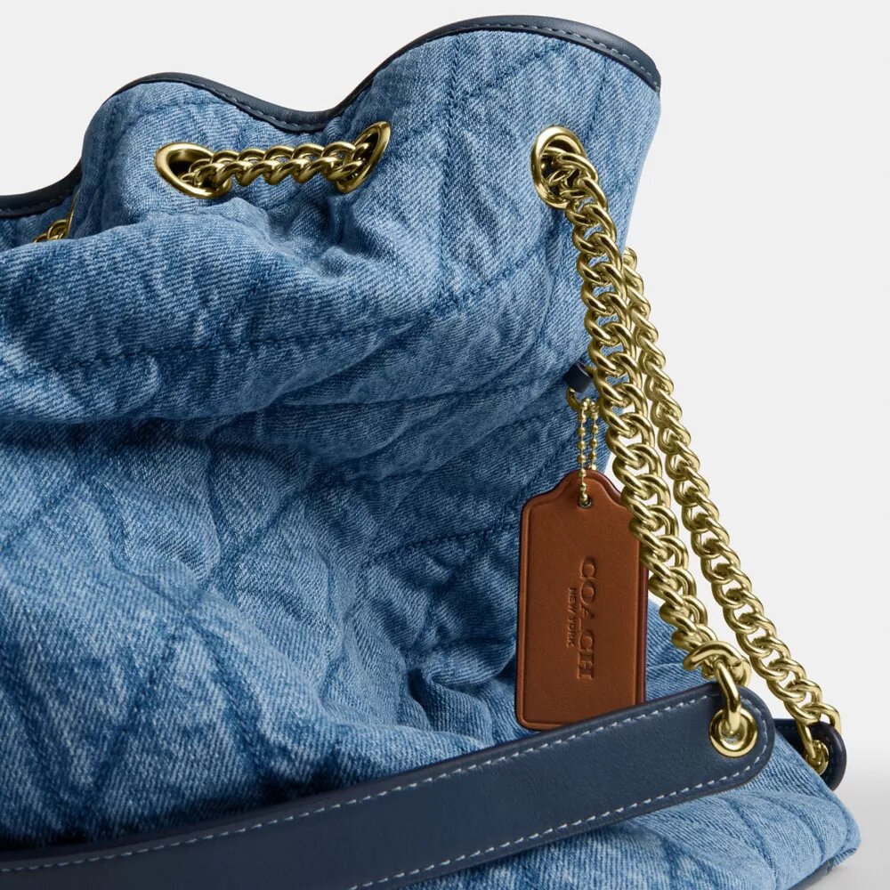 Grand sac porté épaule Evelyn en coton régénératif avec matelassage