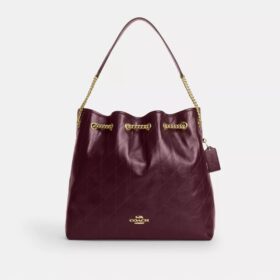 Grand sac porté épaule Evelyn matelassé