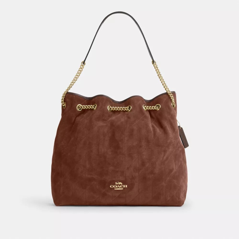 Grand sac porté épaule Evelyn matelassé