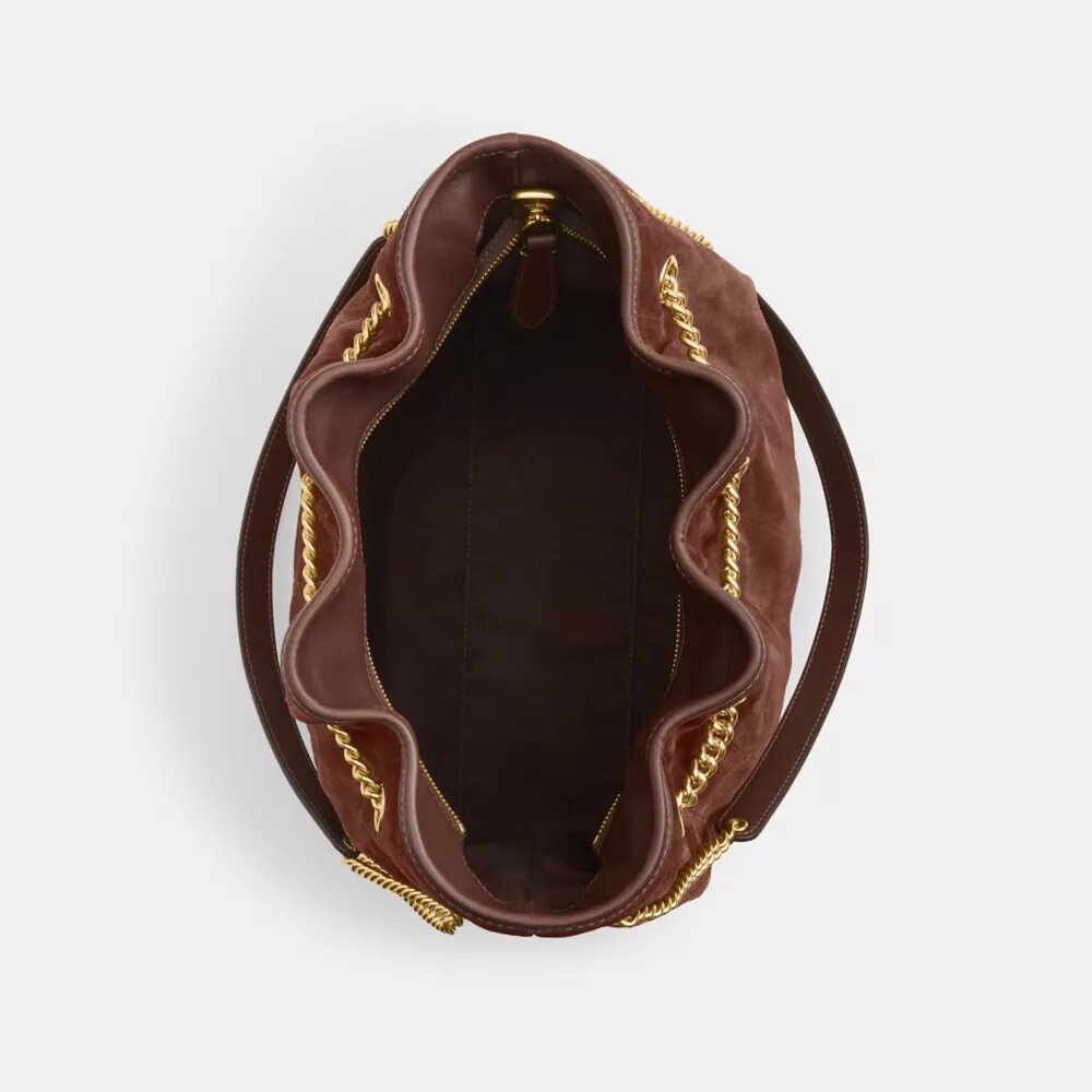 Grand sac porté épaule Evelyn matelassé