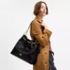 Grand sac porté épaule Evelyn matelassé