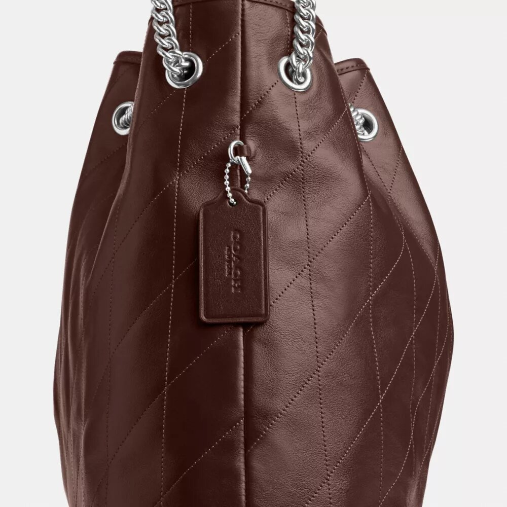 Grand sac porté épaule Evelyn matelassé