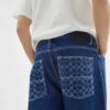 Jeans en denim à coupe droite