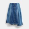 Jupe maxi en denim de coton biologique