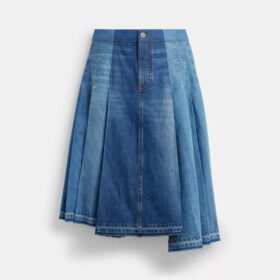 Jupe maxi en denim de coton biologique