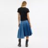 Jupe maxi en denim de coton biologique