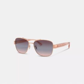 Lunettes de soleil aviateur étroites « Signature Ombra »