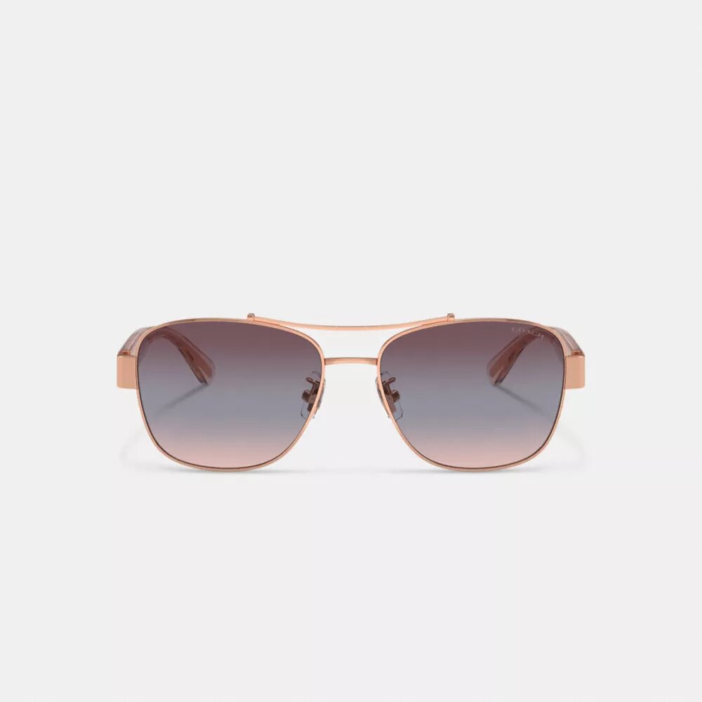 Lunettes de soleil aviateur étroites « Signature Ombra »