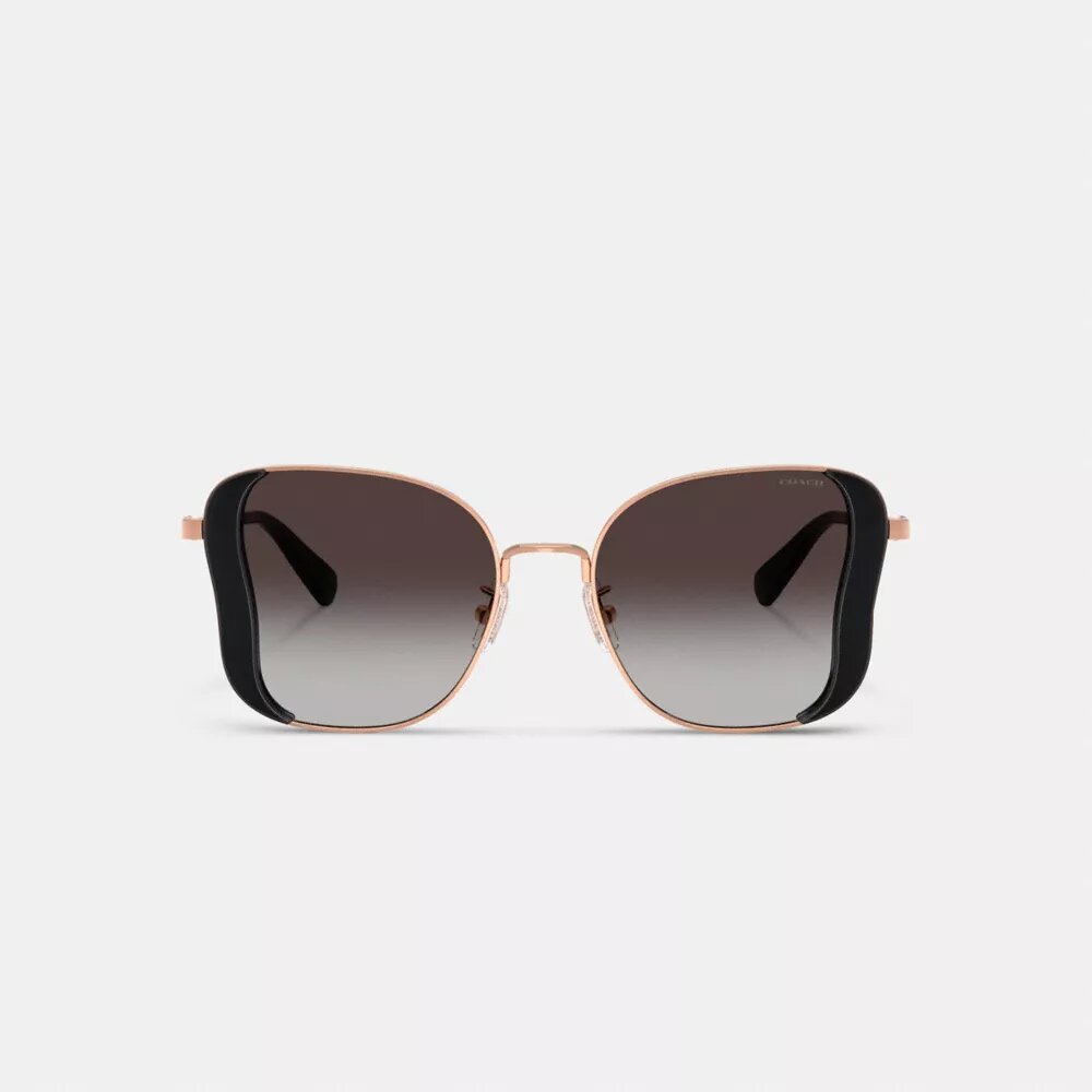 Lunettes de soleil carrées « Butterfly » en métal de la marque C Hardware