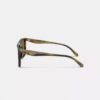 Lunettes de soleil carrées à dessus plat