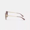 Lunettes de soleil carrées en métal « C Hardware »